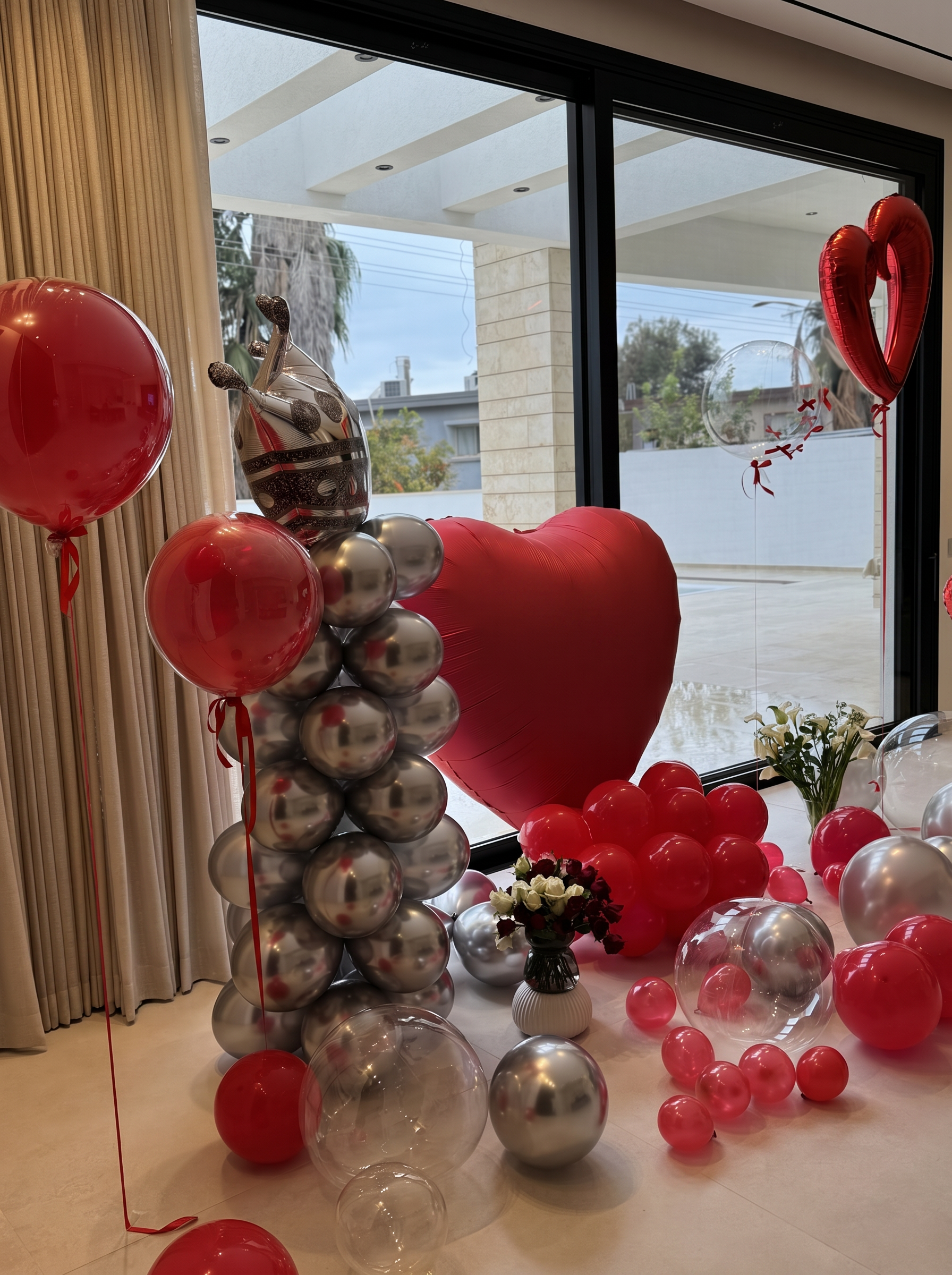 עיצוב בלונים יוקרתי